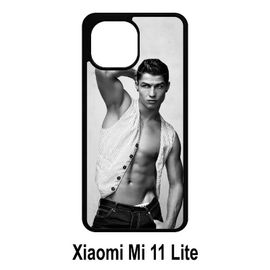 Coque Xiaomi Mi 11 Lite - Cr7 Cristiano Ronaldo Body Beau Gosse - Silicone - Noir