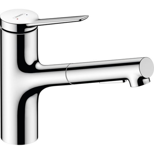 Mitigeur évier à douchette extractible Zesis 150 Hansgrohe Chromé - 2 jets