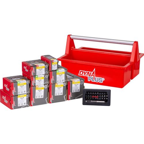 Assortiment 1800 vis tête fraisée TX Dynaplus