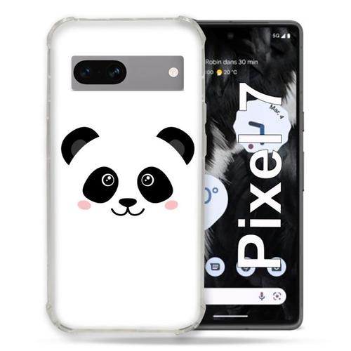 Coque Renforcée Pour Google Pixel 7 Animal Panda Blanc