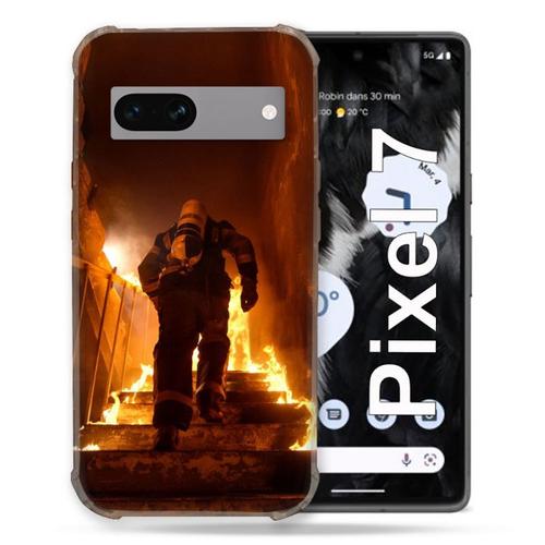 Coque Renforcée Pour Google Pixel 7 Pompier Escalier