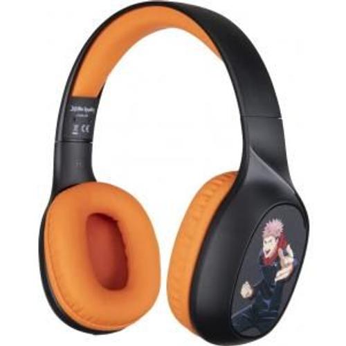 Jujutsu Kaisen - Casque Bluetooth - Noir Et Orange