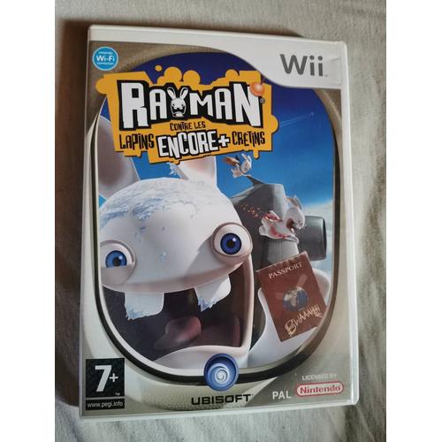Jeu Rayman Contre Les Lapins. Nintendo Wii. 