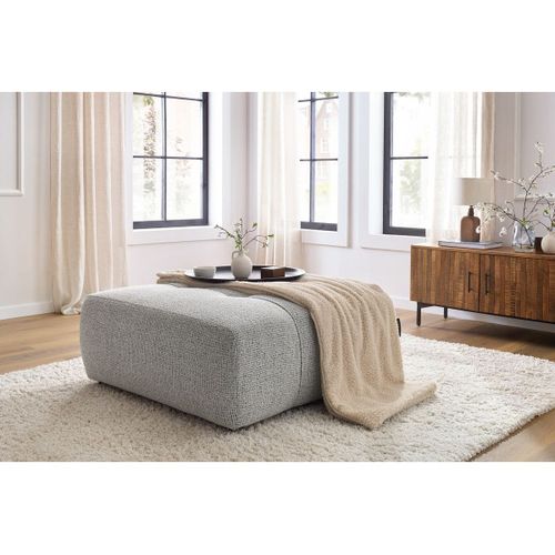 Pouf Arsene Gris Clair