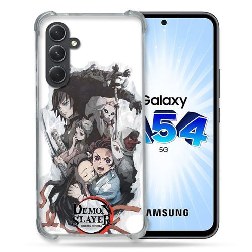 Coque Renforcée Pour Samsung Galaxy A54 5g Manga Demon Slayer Blanc