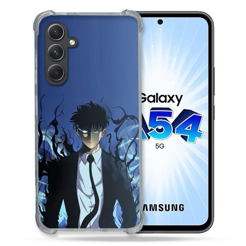 Coque Renforcée Pour Samsung Galaxy A54 5g Manga Solo Leveling Sung Bleu