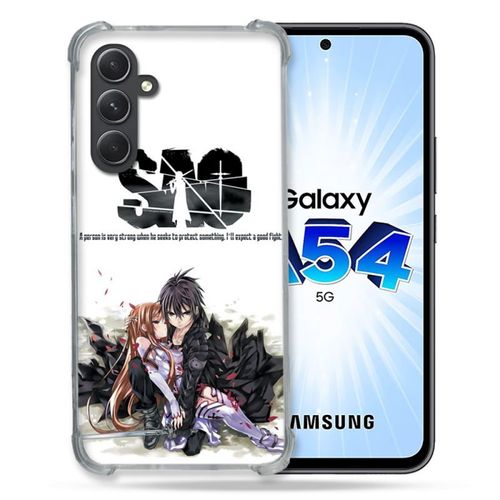 Coque Renforcée Pour Samsung Galaxy A54 5g Manga Sao Sword Art Online Blanc