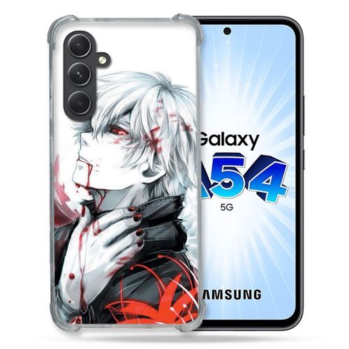 Coque Renforcée Pour Samsung Galaxy A54 5g Manga Tokyo Ghoul Kaneki Blanc