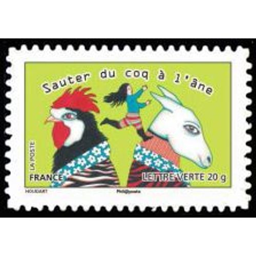 Timbre France 2013 Oblitéré - Sauter Du Coq À L'âne - Yt Adhésif - N° 796
