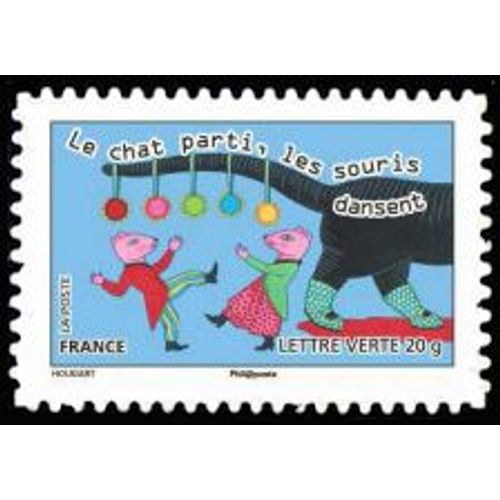 Timbre France 2013 Oblitéré - Le Chat Parti - Les Souris Dansent - Yt Adhésif - N° 795