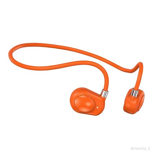 Almencla Casque Ipx5 Étanche Résistant À La Sueur Appel Sans Fil Pour L'entraînement Orange