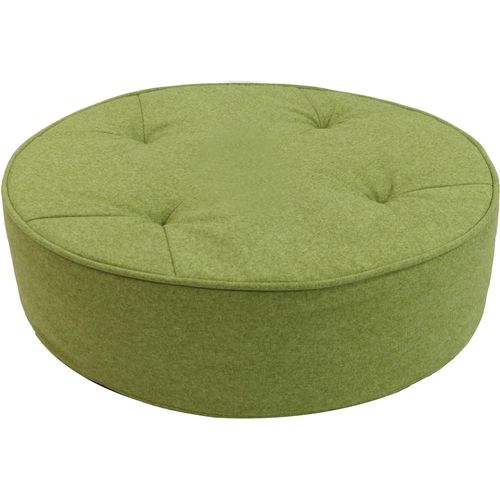 Pouf De Sol En Toile Effet Feutrine 4 Points