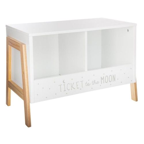 Meuble De Rangement 2 Casiers "Moon" 60cm Blanc