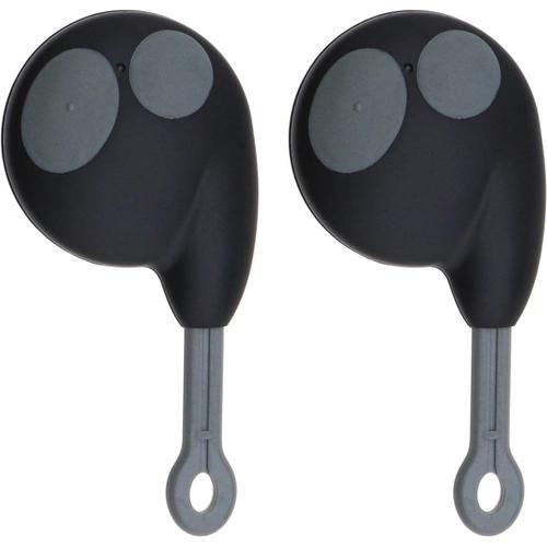 2pcs Étui Porte-Clés De Voiture À 2 Boutons Coque De Boîtier De Télécommande Intelligente De Remplacement Compatible Avec Cobra Alarm 7777 1046 3193 3196 7928 8186 8888