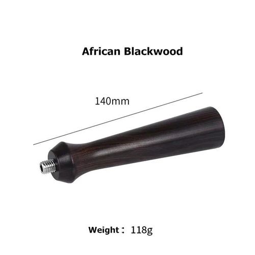 Poignée de porte-filtre à café M10/M12,poignée en bois massif,outils pour cafetière,accessoires pour Machine à café expresso Barista - Type M10 African Black