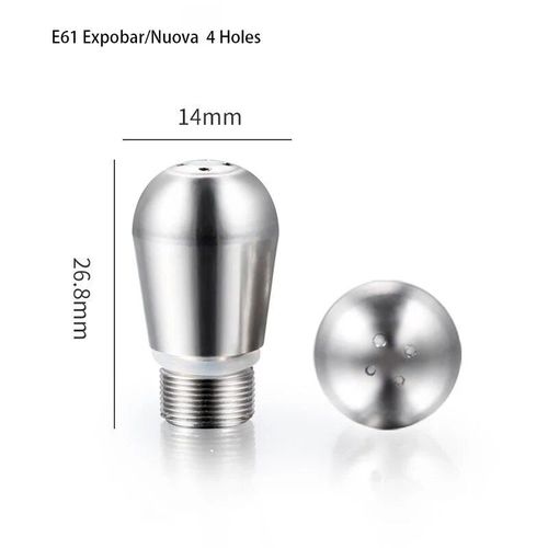 Buse à vapeur pour machine à café,accessoires pour Breville 870,878/880,mousse de lait parfaite pour Barista 304,acier inoxydable,3-4 trous - Type Expobal 4 Holes