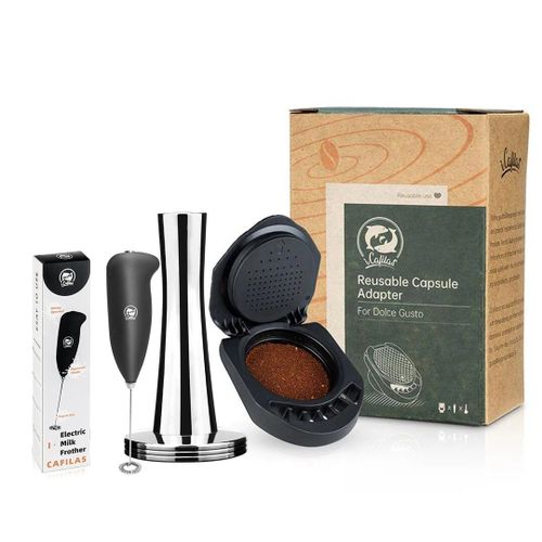 Icafilas-Adaptateur de Capsule de Café Réutilisable Dolce Gusto,Recharge pour Genio S Piccolo XS CIRCOLO MF issima - Type adapter 5