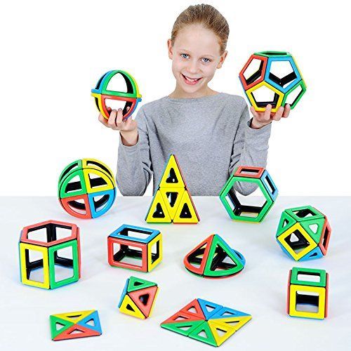 Polydron 50?7000 Set De Mathématiques Magnétique (Lot De 118)