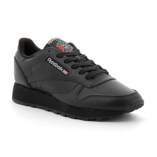 Chaussures Reebok Basket Lacet Pour Adulte Classic Leather Noir