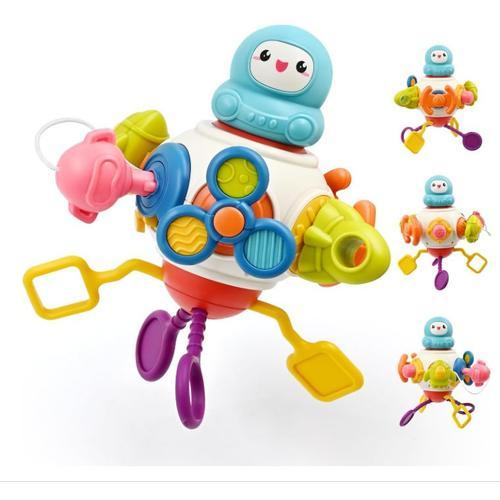 Busy Board Jouet Bebe 1 2 3 An Montessori¿8 En 1 Éducatif Sensoriel Bebes Cubes Jouets De Jeux D'avions, Cube D'activité Jouet Bébé 6 12 18 Mois Cadeaux D'anniversaire Pour Les Tout-Petits