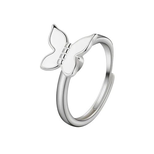 Smjel-Bague Fidget Spinner Pour Femme,Bijoux De Mariage,Anti-Souligné,Anlande,Plusieurs Clip,Fleur,?il,Papillon,Animal,Rotation