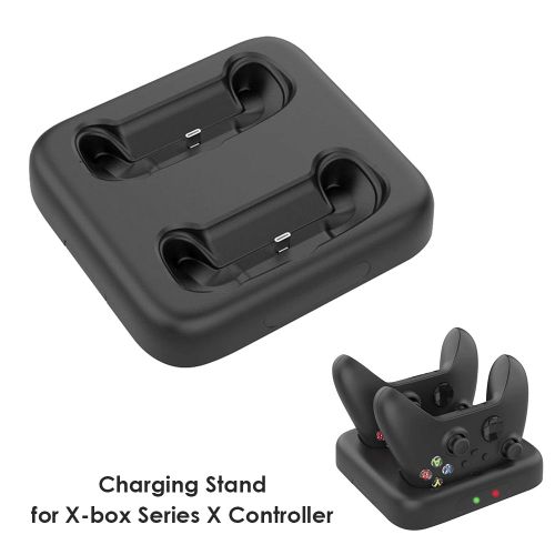 Station De Charge Double Chargeur, Accessoires De Jeu Et De Divertissement Pour Manette Xbox Série X