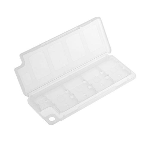 Étui Pour Cartes De Jeu 8 En 1 Pour Sony Ps Vita, Boîte De Rangement Pour Cartes Mémoire, Support, Étui De Protection, Cassette Noir/Blanc, Haute Qualité