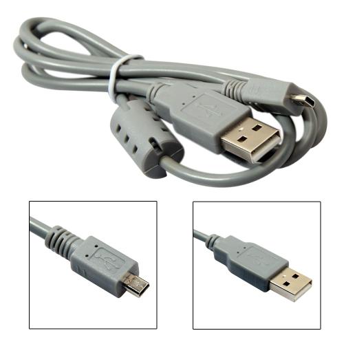 Câble USB 8 broches pour caméra, 2/5 pièces, 1M, cordon de synchronisation de données, charge d'alimentation, transfert d'image, pour appareil photo Nikon Sony, cybershot