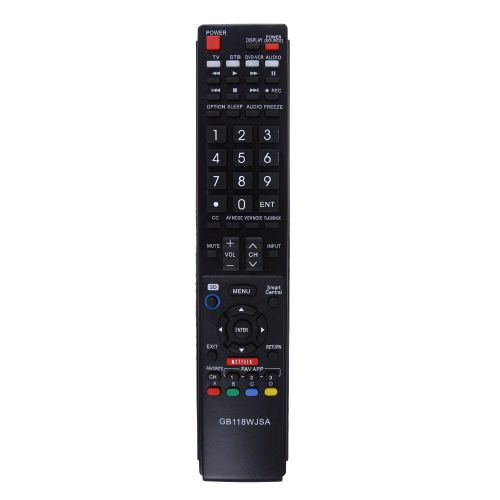 Télécommande universelle de télévision, pour SHARP AQUOS TV GB118WJSA