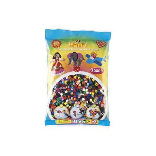 Hama Midi Sachet 3000 Perles Mélange 22 Coul
