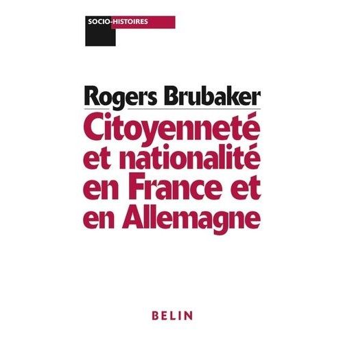 Citoyenneté Et Nationalité En France Et En Allemagne