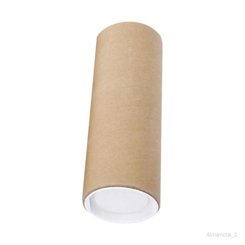 Almencla Tubes Pour Affiches Diamètre Intérieur 6 Cm Carton Avec Bouchons Ronds Grands Tubes D'emballage Carton Long Pour Tirages D'art Conteneur De Stockage 30cm