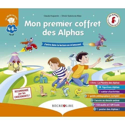 Mon Premier Coffret Des Alphas - J'entre Dans La Lecture En M'amusant - Contient : 1 Livre, 28 Figurines, 1 Cahier D'activités, 1 Guide Pédagogique, L'accès Au Dessin Animé, 1 Poster (1 Cd...