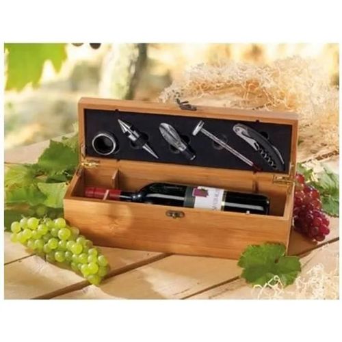 Coffret à bouteille en bambou - CARLO MILANO - Coffret - Bambou