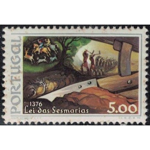 Portugal 1976 Neuf Lei Das Sesmarias Loi Y&t Pt 1297 Su