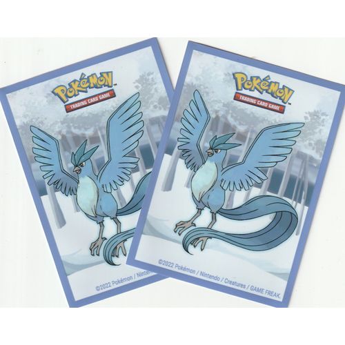 2 Protèges Cartes Pokémon Sleeves - Artikodin -