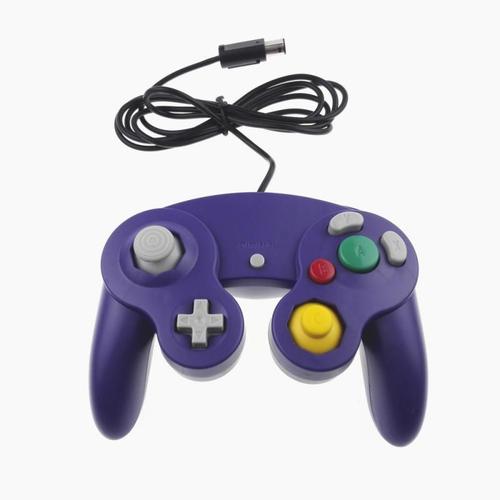 Manette De Jeu Filaire Ngc Pour Console Nintendo Gamecube Gc & Wii U 4 Boutons De Tir Usb Joystick Contrôleur Pro