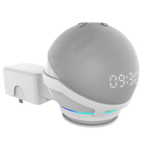 Support mural de haut-parleur intelligent, pour Amazon Echo Dot 4e génération, gestion de câble de haut-parleur intelligent, support mural spécial ABS
