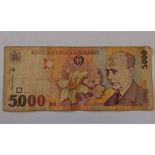 Roumanie 5 000 Lei 1998