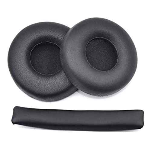 Coussinets d'oreille de remplacement en cuir compatibles avec les écouteurs Synchros S400BT, coussins d'oreille, oreillettes de casque, pièces de réparation
