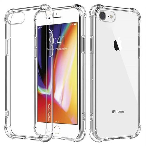 Coque Pour Iphone 8/Iphone 7, Coque De Protection En Gel Tpu Souple, Ultra Mince, Transparente, Rigide, Anti-Rayures