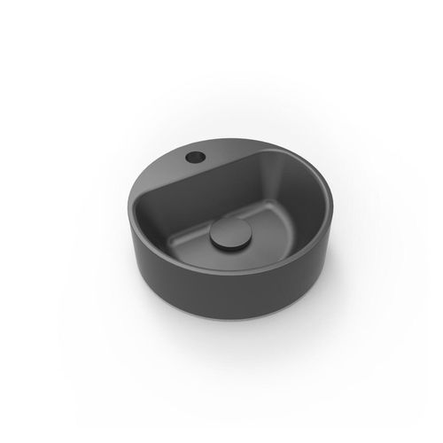 Vasque Ronde Lave-Mains À Poser Grise Smart