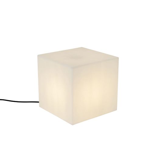 Lampadaire Extérieure Blanche 30 Cm Carrée Ip44