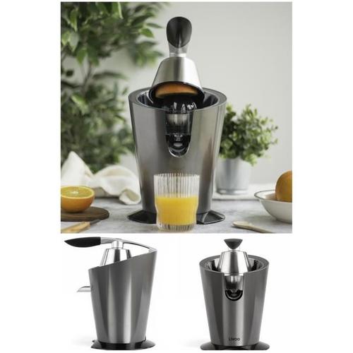 Presse-agrumes Presse Fruits électrique INOX Bras articulé Design puissance 160W en acier inoxydable INOX GRIS