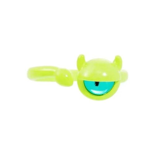 Bague Punk Yeux De Chat Pour Femme,Bague Monstre Vert Mignon,Deux Documents Doux,Bague De Couple Ouverte,Accessoires De Doigt De Fête,Mode