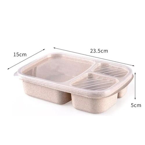 Fourchette Leak-Verde Micro-Ondes Lave-Vaisselle,Boîte À Bento,Boîte À Lunch Pour Adultes,Nombreux Pour Les Tout-Petits,Enfants Et Adultes,4 Compartiments