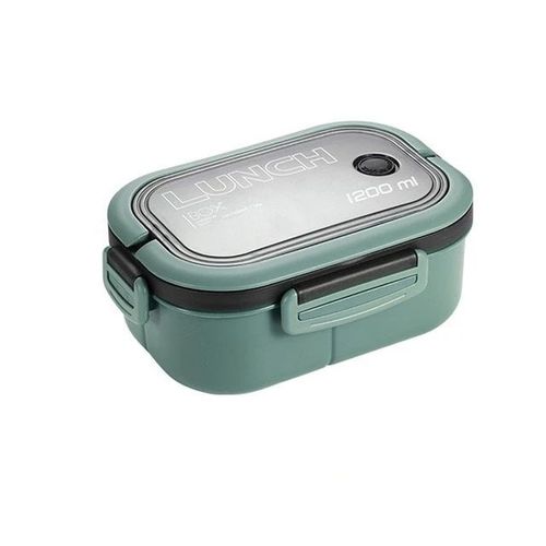 Bento À Lit Double,Boîte À Lunch Japonaise Micro-Ondes,Boîte À Lunch Pour Compartiment Repas Réduction De Graisse Pour Employé De Bureau