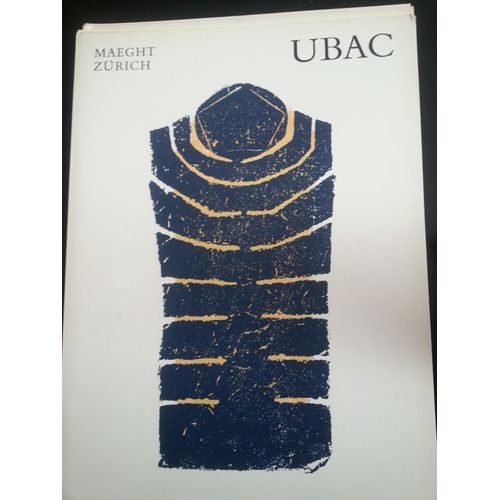 Ubac Maeght Zürich Oct_Nov 1974 Texte Gaëtan Picon - Gaëtan Picon