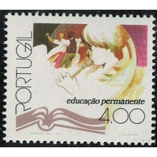 Portugal 1977 Neuf Enseignement Permanent Danseurs Folkloriques Y&t Pt 1347 Su