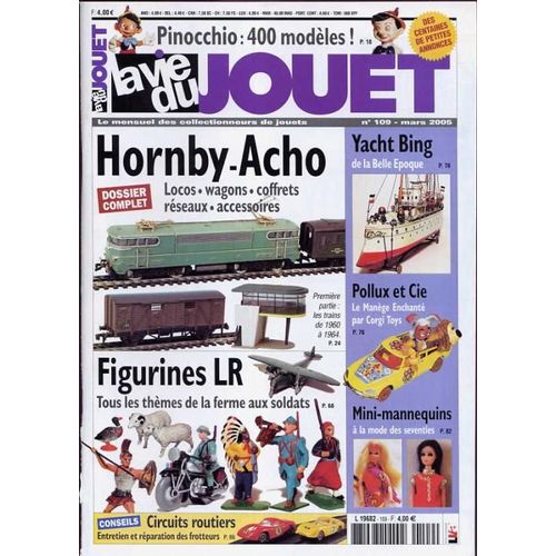 La Vie Du Jouet N° 109 : Pinocchio - Hornby-Acho - Figurines Lr - Pollux - Bing